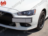 Рамка под номер на передний бампер Lancer X (2010-2016)