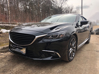 Реснички на фары Mazda 6 / Atenza GJ (2015 - 2018) + УСТАНОВОЧНЫЙ КОМПЛЕКТ