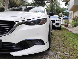 Реснички на фары Mazda 6 / Atenza GJ (2015 - 2018) + УСТАНОВОЧНЫЙ КОМПЛЕКТ